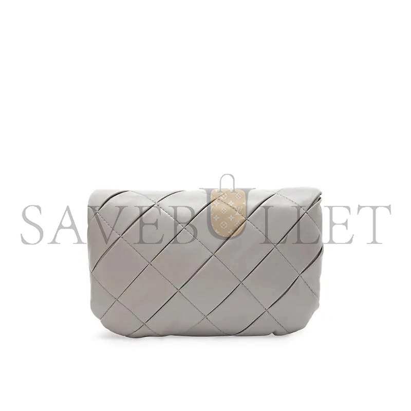 L0ew* goya mini pleated leather shoulder bag a896w56x05 (20*13*6cm)